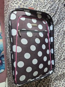 polka dot suitcase