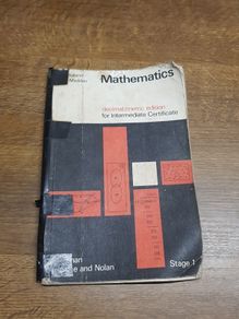 Vintage Mathematics Book