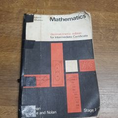 Vintage Mathematics Book