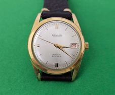 Vintage Swiss Made Richard Incabloc Gold Plated watch 1960s
