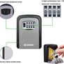 Key Lock Box, EMIUP [Wall Mounted] Key Safe Box Used For Key Storage And Management In Homes, Offices, Factories, Construction Site.Ultra Tough 4 Digit Combination Secure Key Storage, High Security Image 3