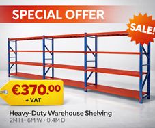 6 Metres Longspan Shelving / Racking All Metal Shelves For Sheds Garages Workshops