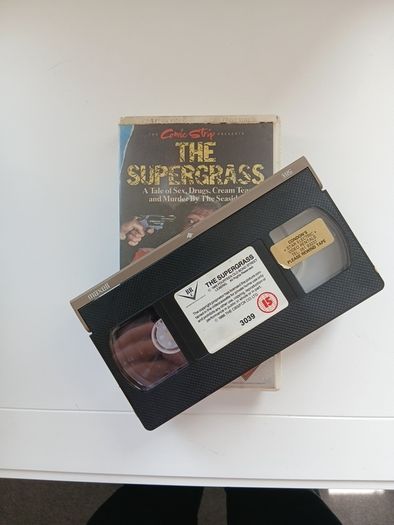 The Supergrass Film On A High Quality MAXELL Tape Ex Rental.