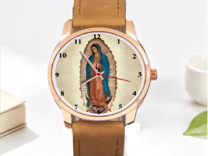 Our Lady Of Guadalupe. 38mm dial, new