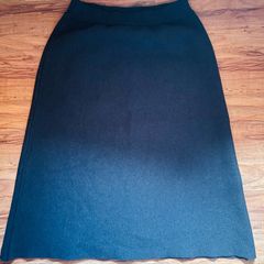 Midi Part Wool Skirt