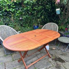 Garden table six seater