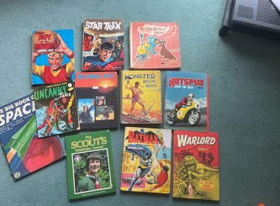 Vintage Annuals: Star Trek, Roy of Rovers, Kung Fu etc
