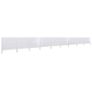 9-panel Wind Screen Fabric 1200x160 cm Sand White Image 4