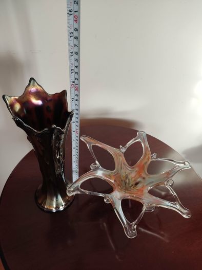 Vintage Carnival glass . Price from 25 euro.