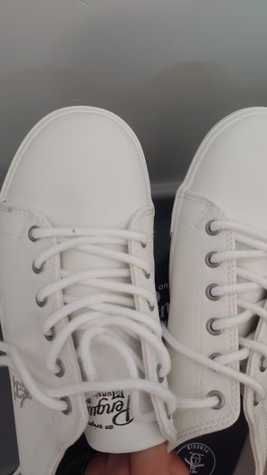 new pinguin men white shoes size 6