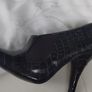 Black ankle shoes size 3 never worn Image 2