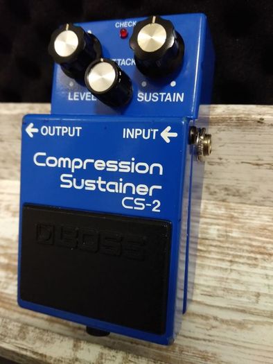 BOSS CS-2 - Vintage Compression Sustainer (Black Label, MIJ, ACA-12V).