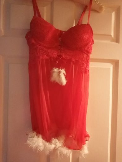 Censored Santa lingerie set