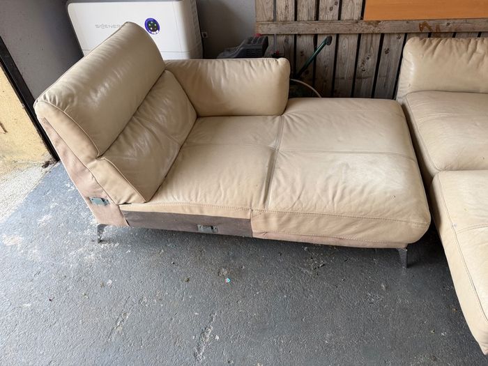 Beige L shaped Sofa