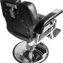 Modern Chrome Brown Hydraulic Hairdressing Chair 360 Tilt Salon 110 x 70 x 100-113 c,BLACK AND BROWN Image 5