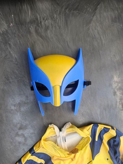 Marvel Wolverine Kids Fancy Dress Costume Set with Mask and Claw