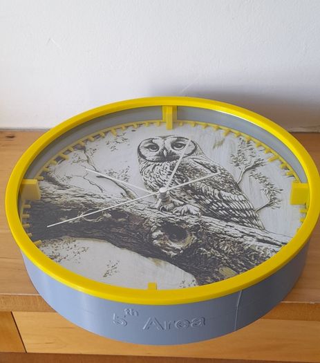 20cm Diameter wall clock art