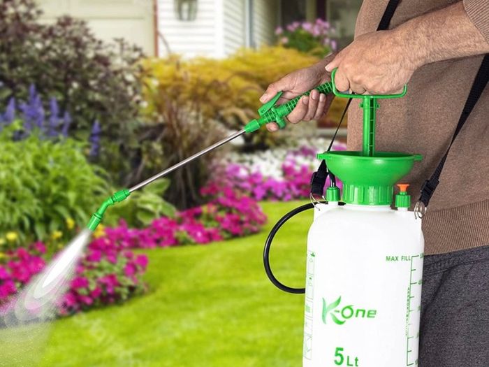 5L Garden Pump Action Pressure Sprayer For Water Fertilizers Pesticides Weed Killer Pressure Relief Valve (FREE POSTAGE)