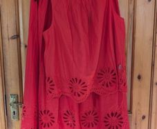 New Look Coord skirt and red top