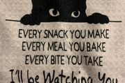 Cat Tea Towel