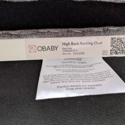 Obaby High Back Rocking Chair
