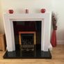Black marble hearth and back panel Image 2