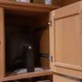 Oak Tv Unit With Doors Image 6