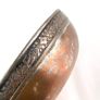 Antique Hand Etched Ottoman Empire Copper Bowl Image 3