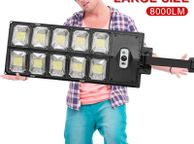 main image for ad 8000 Lumens Solar LED Light Outdoor Solar Lamp With Sensor Solar Garden Light Waterproof Sunlight Wall Yard Street Lamp
