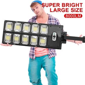8000 Lumens Solar LED Light Outdoor Solar Lamp With Sensor Solar Garden Light Waterproof Sunlight Wall Yard Street Lamp