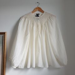 Massimo Dutti Silk /cotton Blouse Size Medium