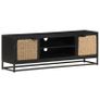 TV Cabinet 120x30x40 cm Solid Mango Wood Image 5