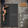 Large Exercise Mat Fitness Mat for Home Gym Workout Gym Mat for Fitness, Floor Exercises, HIIT, Cardio, Gym Work, Equipment Heavy Duty Rubber Flooring for Gym Image 6