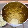 Vintage Metal Ware St Michaels Shortbread Tin Cannister Pink Stargazer Lilies Lid Nice Image 5