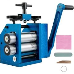 Rolling Mill 4.4"/112mm Jewelry Rolling Mill Machine Gear Ratio 1:2.5 Wire Roller Mill 0.1-7mm Press Thickness Manual Combination