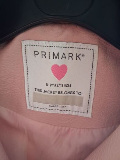Girl's faux leather jacket