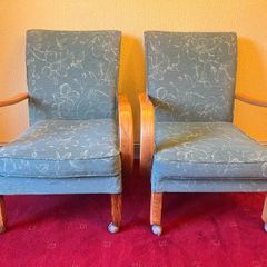 2 x Parker Knoll armchairs