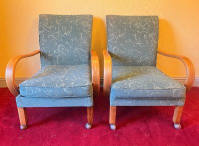 2 x Parker Knoll armchairs