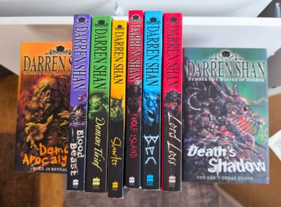 Darren Shan Demonata Collection, plus Signed Wolf Island Event Flyer