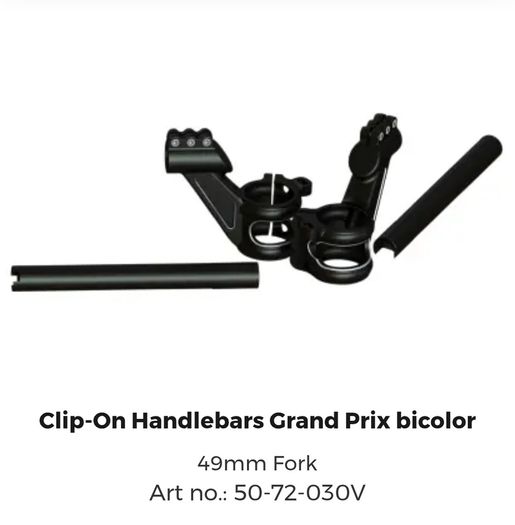 harley breakout m8 thunderbike grand prix triple tree and clipons