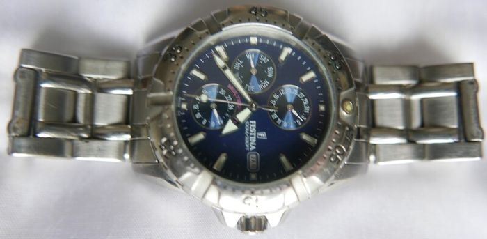 Men's Festina Chronograph Quartz Watch 100M/330FT Multifunction 16059 Watch-Festina Wristwatch Quartz Analog