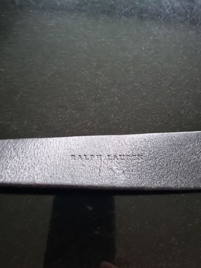 Ralph Lauren brass buckle belt