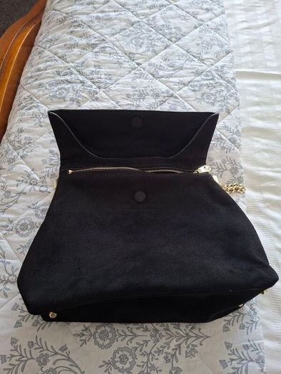karen Millen suede bag