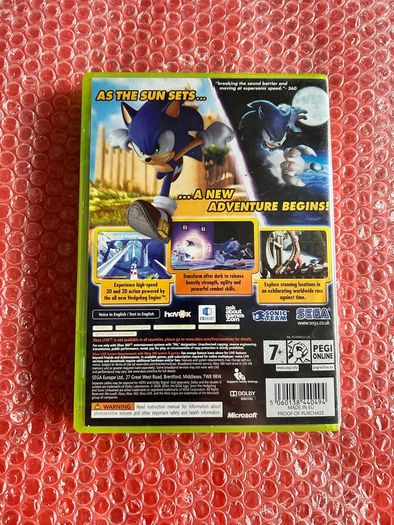 XBOX 360 game Sonic Unleashed