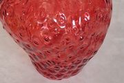 Strawberry Shaped Glass Vase