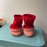 Joules brand baby shoes Christmas theme 6-12 month Image 3