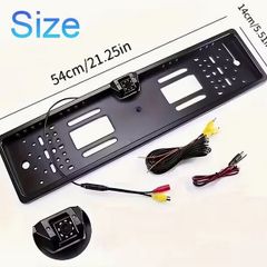Registration Plate Frame with 12V Rear View Camera