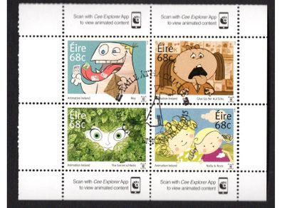 2015 Ireland Animation Ireland Commemorative Stamps Fine Used with First Day Issue cancel