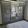 Sliding Doors Wardrobe Sycylia 253cm LED - Grey Image 3