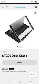 Adjustable Foldable Tablet/Laptop Desk Stand - BRAND NEW